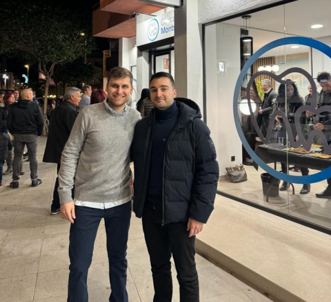 Josep Cid con Pablo Llorca, fundador de Ebreclínic